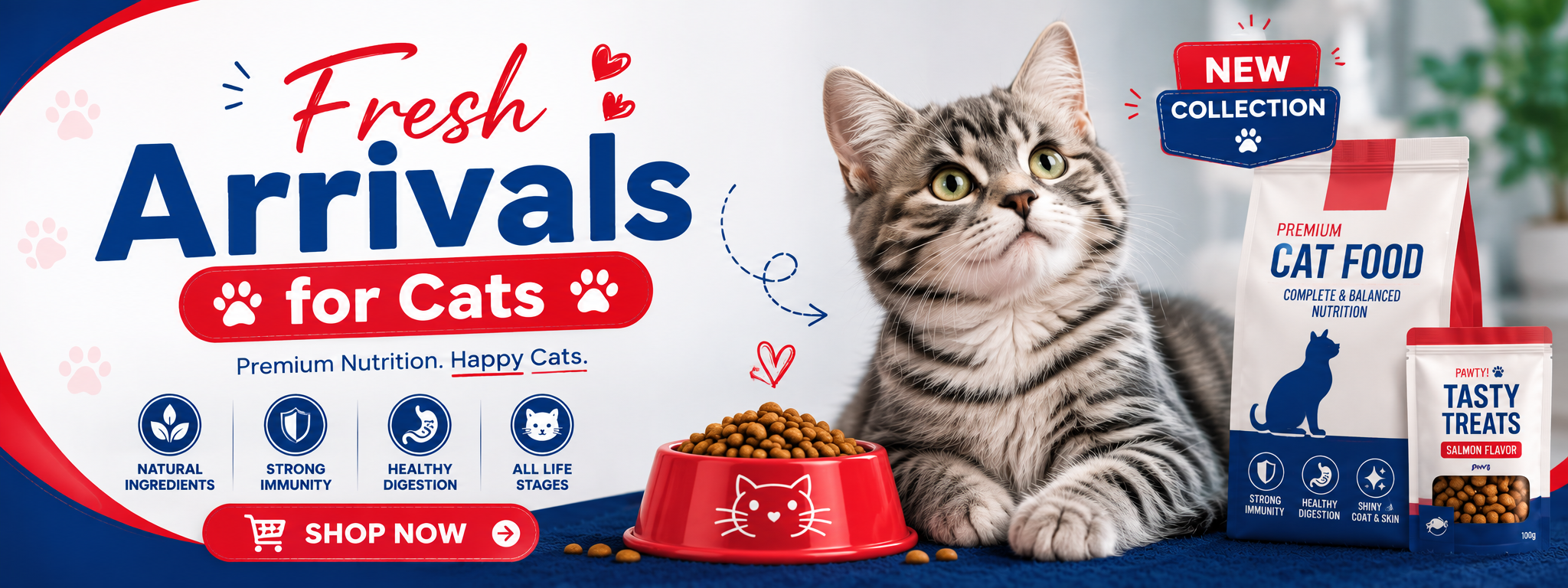 Fresh Arrivals for Cats